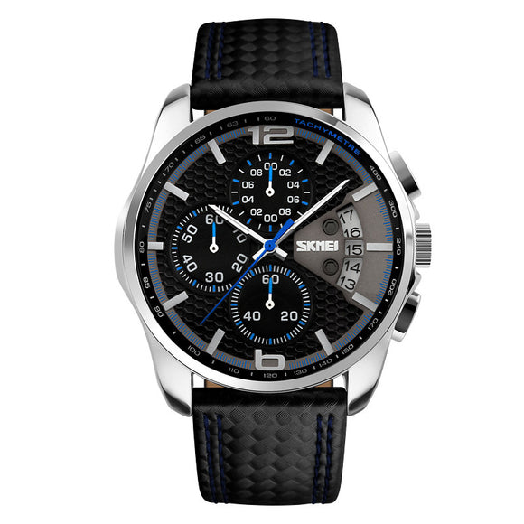 Reloj Deportivo de Cuero con Cuarzo