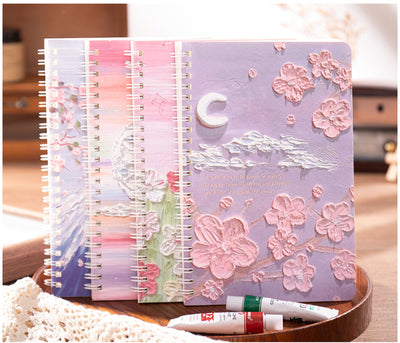 Cuaderno de Espiral A5 con Diseño Paisaje Óleo - Libreta de Notas Gruesa con Líneas - Image 17