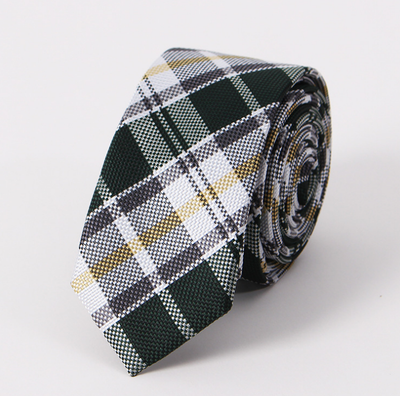 Corbata Delgada Coreana Formal Jacquard Poliéster Seda para Hombre