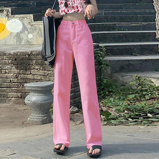 Pantalones Estilo Coreano Ajustados y Rectos Reductores - Image 12