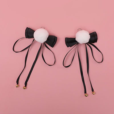 Diadema Blanca con Moño y Campana - Accesorio Adorable - Image 13