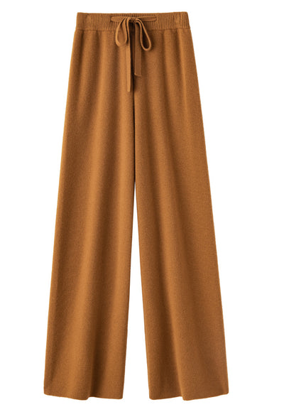 Pantalón Ancho de Lana Pura Cintura Media con Efecto Adelgazante - Image 15