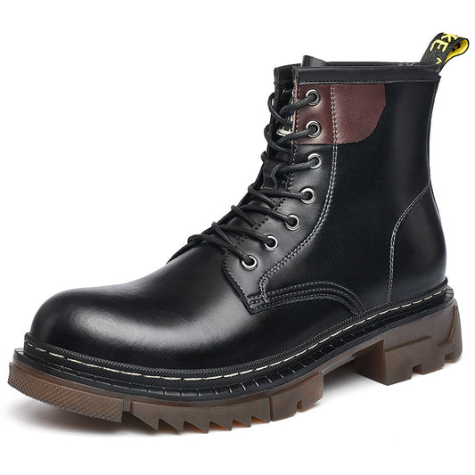 Botas de Trabajo Altas para Hombre con Forro Cálido Talla Grande