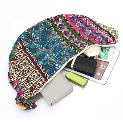 Bolsa de Lona con Estampado Floral para Mujer - Image 5