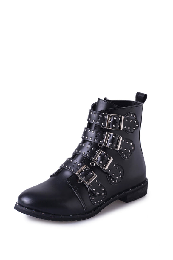 Botas Cortas Remachadas