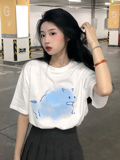 Blusa Fresca y Elegante Talla Grande para Estudiantes - Image 3