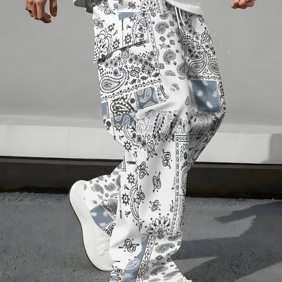 Pantalones de Trabajo Holgados con Cordón Ajustable para Hombre - Image 8