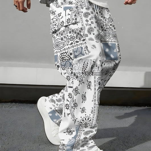 Pantalones de Trabajo Holgados con Cordón Ajustable para Hombre - Image 8
