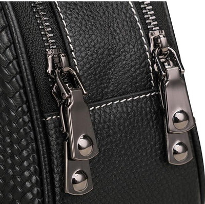 Bolso de Cuero Genuino Tejido con Asa para el Hombro - Image 15