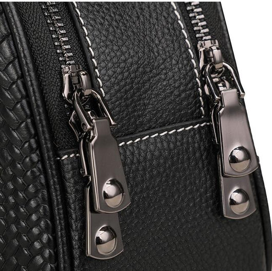Bolso de Cuero Genuino Tejido con Asa para el Hombro - Image 15