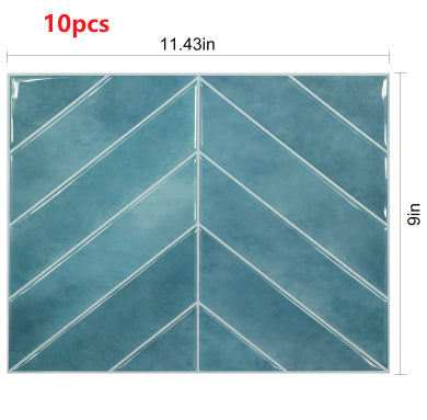 Adhesivo de pared 3D autoadhesivo resistente al aceite para cocina Jade - Image 14