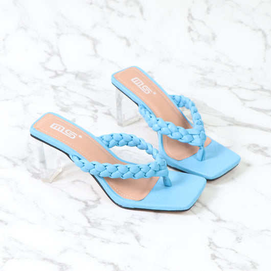 Sandalias de Cristal Elegantes con Tacón Cómodo - Estilo Europeo - Image 8