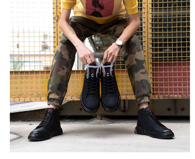 Botas Altas de Algodón con Forro de Felpa para Hombre - Image 13
