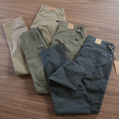 Pantalones Largos Slim Transpirables para Hombre - Comodidad Estival - Image 57