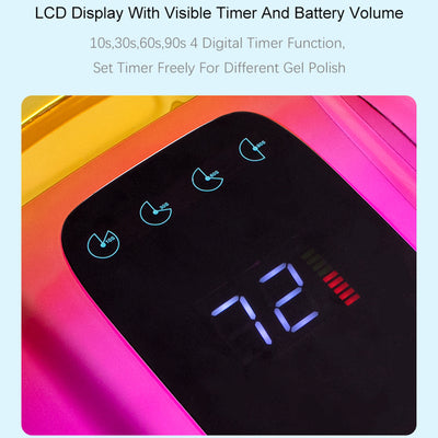Lámpara UV LED 96W Secado Rápido Inteligente con Tecnología Inalámbrica - Image 7