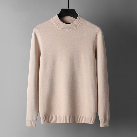 Suéter Cuello Medio Alto Casual para Mujer