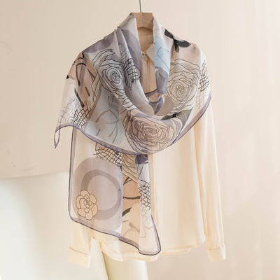 Pañuelo de Seda Mulberry Estampado para Mujer