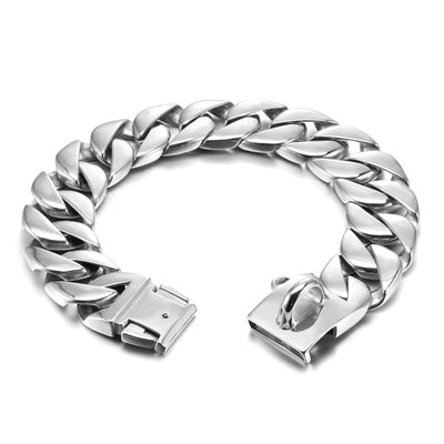 Babero Reforzado de Acero Inoxidable y Titanio 42MM para Perros - Image 3