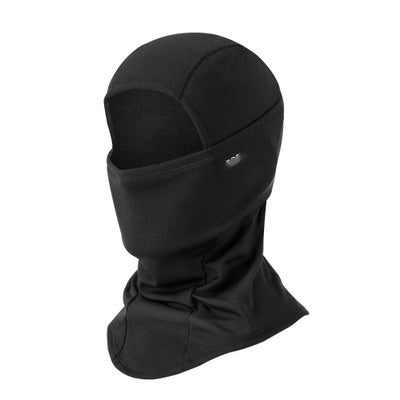 Light pink balaclava made from spandex/Lycra, designed for warmth and wind protection during winter outdoor activities. - Image 5