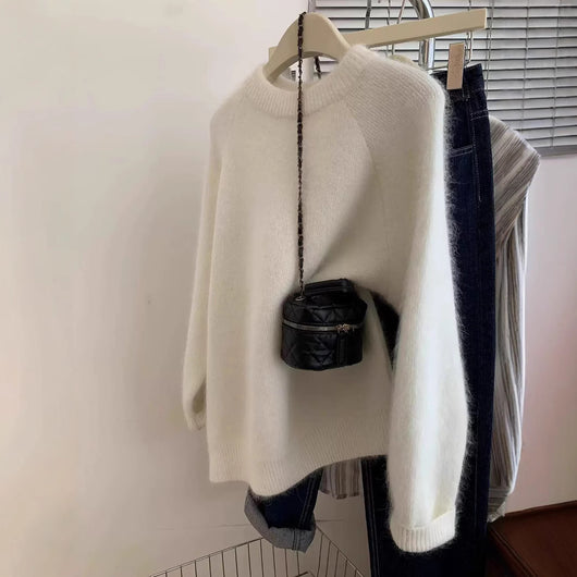 Suéter Térmico Grueso y Holgado para Invierno