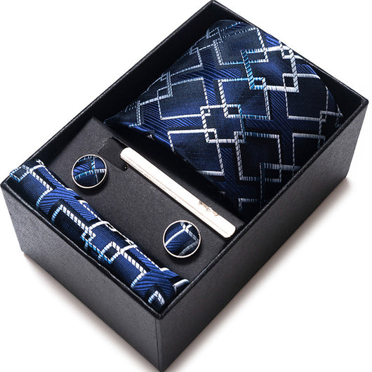 Corbata Jacquard Profesional Tejida en Trama para Negocios - Image 51