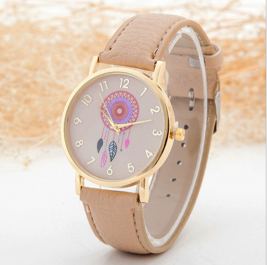 Reloj de Dama con Diseño de Globos - Esfera Grande y Correa Colorida