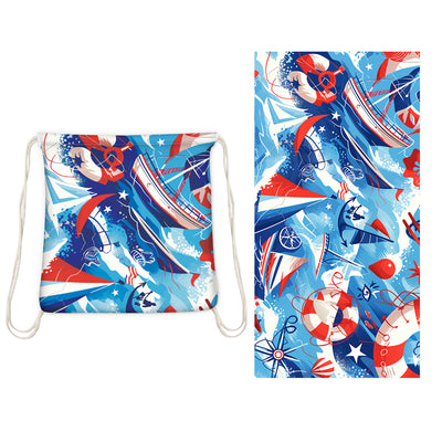 Toalla de Playa Transformable con Bolsa de Almacenamiento - Image 15