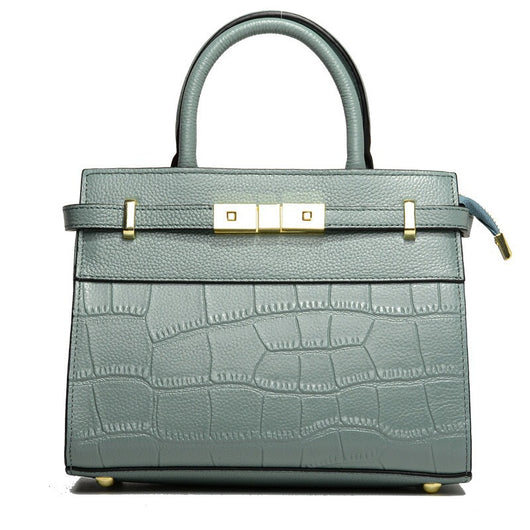 Bolso de Cuero Vacuno con Patrón de Piedra para Mujer - Image 7