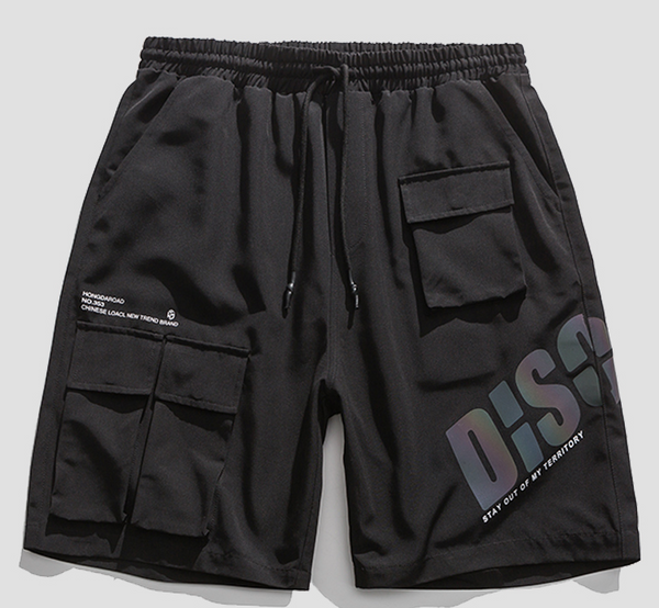Pantalones Cortos Tipo Overol para Hombre con Detalles Reflectantes y Colores Vibrantes - Image 4