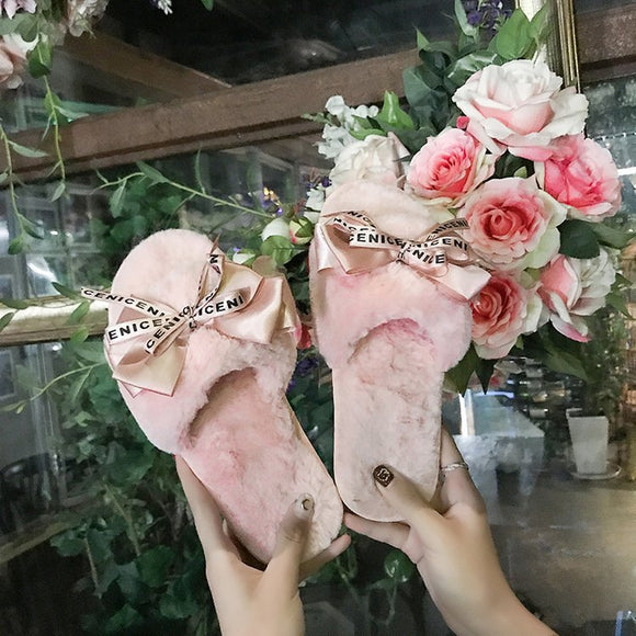 Pantuflas Cómodas de Color Sólido para Mujer