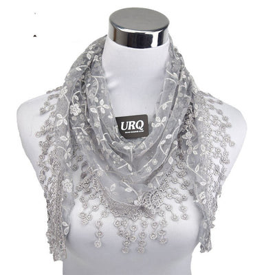 Pañuelo Étnico Floral de Gasa - Kerchief Bohemio Versátil - Image 8