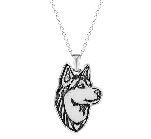 Dije Husky - Joya de Acero Inoxidable