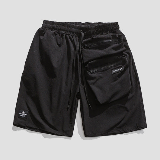 Shorts Overol Holgado Hip-Hop Urbano Versátil para Hombre - Image 5