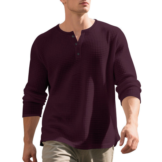 Camiseta Manga Larga Henry Estilo Retro - Image 36