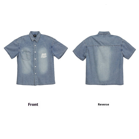 Conjunto Hip Hop Urbano: Camisa y Pantalón Denim Estilo Callejero - Image 6