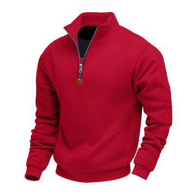 Sudadera Deportiva Cuello Alto con Cierre Medio para Hombre - Image 3