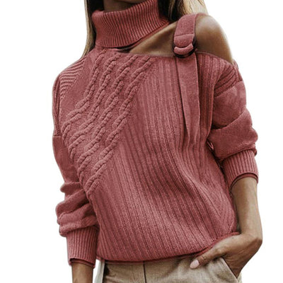 Suéter Mujer Invierno Estampado Leopardo con Costuras Decorativas - Image 16