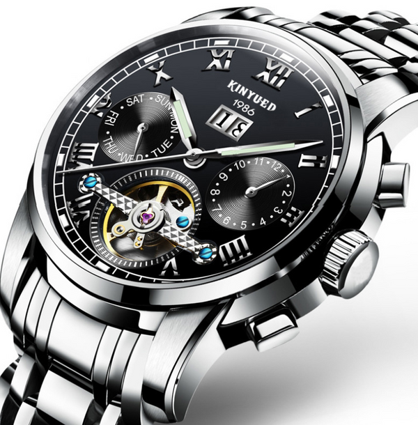 Reloj Mecánico de Acero Inoxidable Sólido - Image 3