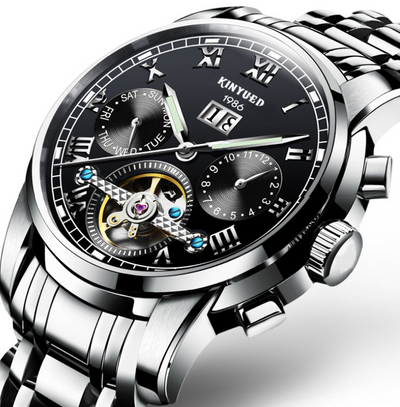 Reloj Mecánico de Acero Inoxidable Sólido - Image 3
