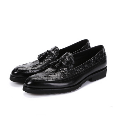 Zapatos de Vestir para Hombre con Borlas y Tallado Brock - Image 11