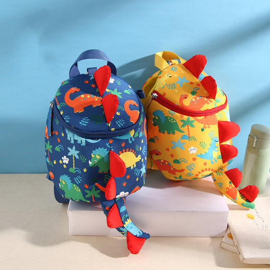 Mochila Infantil de Dinosaurio con Arnés de Seguridad para Jardín de Infantes - Image 9