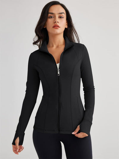 Chaqueta Deportiva Ajustada de Manga Larga con Tecnología Elástica - Image 23