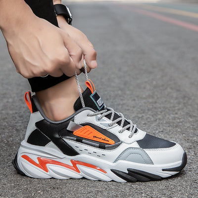 Zapatos Deportivos Casuales de Cuero Ligero para Hombre - Image 3