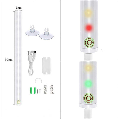 Lámpara LED de Relleno USB Recargable con Ventosa para Baño y Maquillaje - Image 12