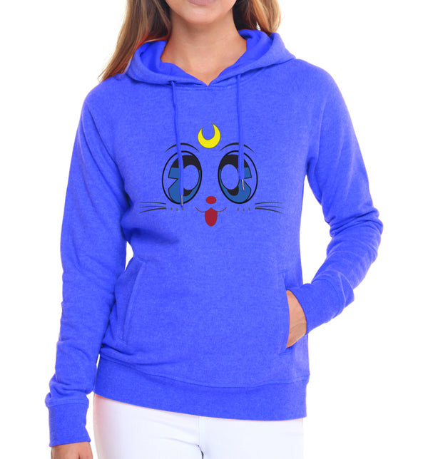 Sudadera con capucha y forro de terciopelo para mujer