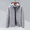 Chaqueta de Plumas para Hombre, Corte Slim Estilo Coreano
