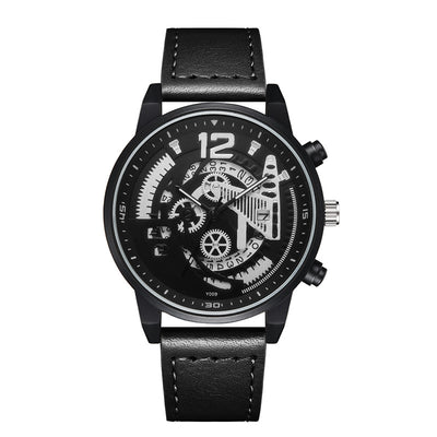 Reloj Mecánico de Diseño Calado con Calendario - Image 3