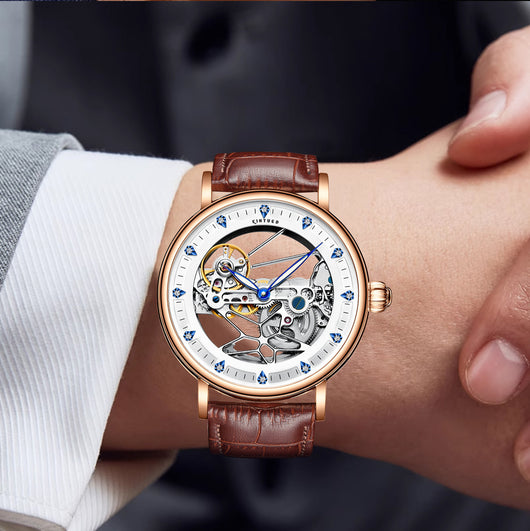 Reloj Automático para Hombre Resistente al Agua con Esfera Luminosa - Image 13