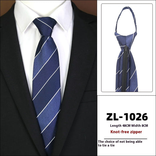Corbata con Cierre Ejecutiva sin Nudo para Hombre - Image 31