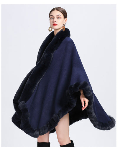 Cardigan Oversized con Cuello de Conejo - Abrigo Tejido Irregular Holgado - Image 16
